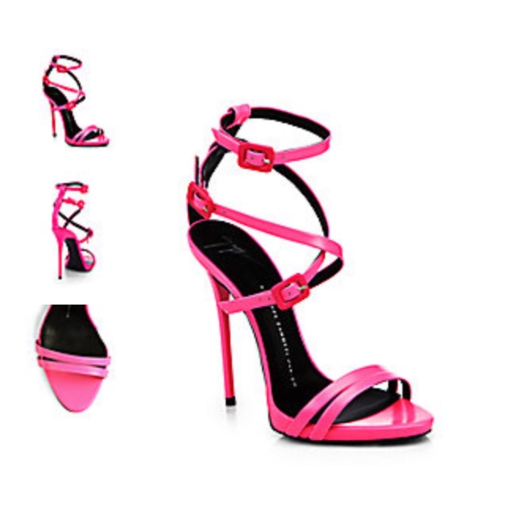 Giuseppe Zanotti Hot Pink Sandals